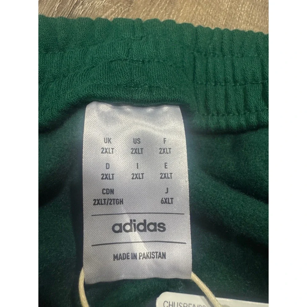 Adidas M Feelcozy‎ Pant Collegiate Green Fleece Joggers IJ8892 Mens 2XLT New